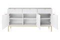 Komoda szeroka Novi złote nogi otwarta