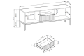 Szafka RTV Novi wymiary