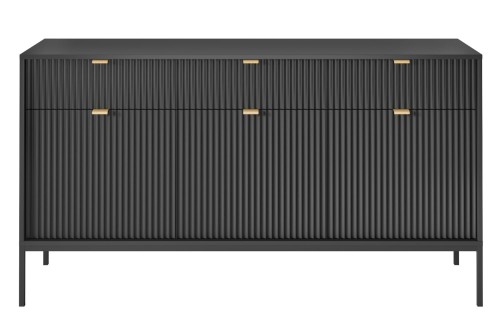 Komoda szeroka Novi czarna