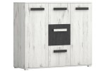 Komoda wysoka 103 cm do pokoju IVA