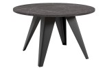 Ława kawowa okrągła  75 cm FARO black pietra