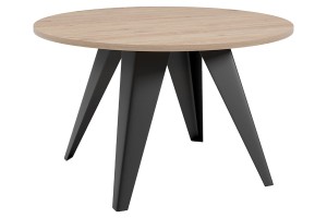 Ława kawowa okrągła  75 cm FARO truffle brown