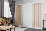 Szafa duża przesuwna z lamelami Lamelis 250 cm