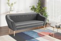 Sofa 3 osobowa nowoczesny Dima ciemnoszara Riviera 95.
