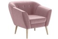 Fotel Dima różowy - Manila 09.