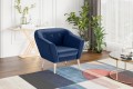 Fotel Dima nowoczesna niebieski Riviera 81.