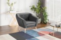 Fotel nowoczesny Dima ciemnoszara Riviera 95.