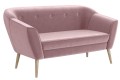 Sofa 2-osobowa Dima różowy - Manila 09.jpg