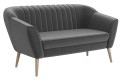 Sofa 2 osobowa KAMO ciemnoszary RIVIERA 95.