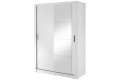 Szafa Arti 4 biała z lustrem-bok.