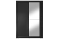Szafa Arti 4 czarny z lustrem-front.