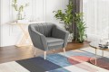 Fotel Kamo na nóżkach jasnoszary Riviera 91.