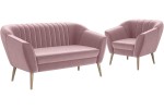 Kompet sofa z fotelem na nóżkach KAMO 2+1