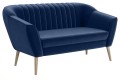 Sofa 2 osobowa KAMO niebieska RIVIERA 81.