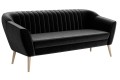 Sofa 3 osobowa KAMO czarny RIVIERA 100.