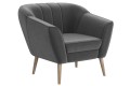 Fotel Kamo do salonu ciemnoszary Riviera 95.