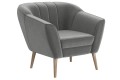 Fotel Kamo do salonu jasnoszary Riviera 91.