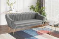 Kanapa III osobowa Kamo na nóżkach jasnoszary Riviera 91.