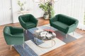 Zestaw foteli z sofą 2+1+1 GLORI zielony Riviera 38.