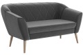 Sofa tapicerowana GLORIA ciemnoszary Riviera 95.