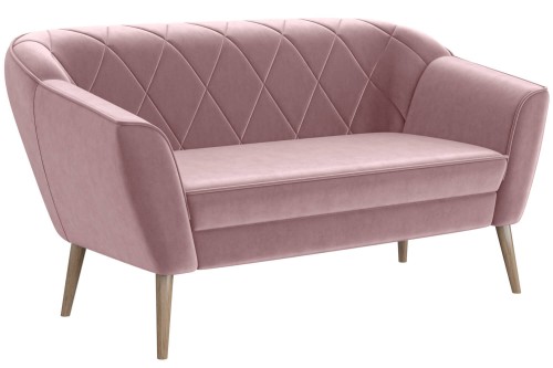 Sofa tapicerowana GLORIA różowa Manila 09.