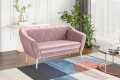Sofa nowoczesna GLORI różowy Manila 09.