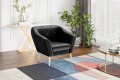 Fotel nowoczesny GLORI czarny Riviera 100.