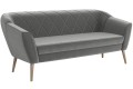 Sofa tapicerowana GLORIA 3 jasnoszara Riviera 91.