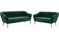 Sofy 3+2 GLORI zielony Riviera 38.