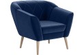 Fotel tapicerowany GLORI niebieski Riviera 81.