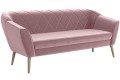 Sofa tapicerowana GLORIA 3 różowa Manila 09.