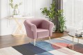 Fotel nowoczesny ESPER różowy-manila 09.