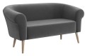Sofa 2-osobowa ESPER do salonu ciemnoszara-riviera 95.