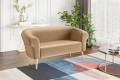 Sofa 2-osobowa nowoczesna ESPER do salonu beżowa-Riviera 24.