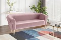 Sofa 3 osobowa nowoczesna ESPER różowe Manila 09.