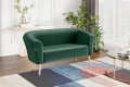 Sofa 2-osobowa nowoczesna ESPER do salonu zielona-riviera 38.