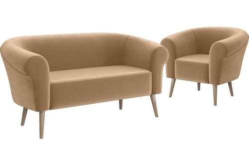 Zestaw foteli 2+1 ESPER beżowy-riviera 28.