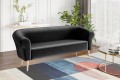 Sofa 3 osobowa nowoczesna ESPER czarny RIVIERA 100.