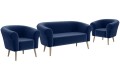 Zestaw foteli 2+1+1 ESPER niebieski-riviera 81.