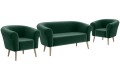 Zestaw foteli 2+1+1 ESPER zielony-riviera 38.
