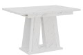 Stół DORA I złożony 120-160 cm bały marmur-biały.