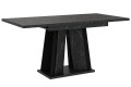 Stół DORA I rozłożony czarny marmur czarny.