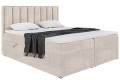 Łóżko boxspring NOAH beżowe-Matt Velvet 08.