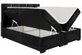 Łóżko boxspring ANTONIO czarne,otwarte czarna rama -Matt Velvet 99.jpg