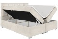 Łóżko boxspring ANTONIO otwarte kremowe, srebrna rama -Matt Velvet 06.jpg