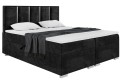 Łóżko boxspring ANTONIO czarne, srebrna rama -Matt Velvet 99.jpg