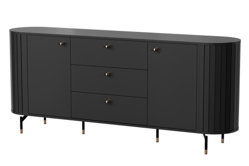 Komoda szeroka ZANTE czarna