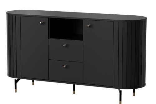 Komoda z szufladami ZANTE czarna