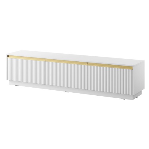 Szafka RTV wisząca / stojąca 181 cm Royal biała