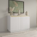 Komoda z drzwiami biała 104 cm Royal aranżacja